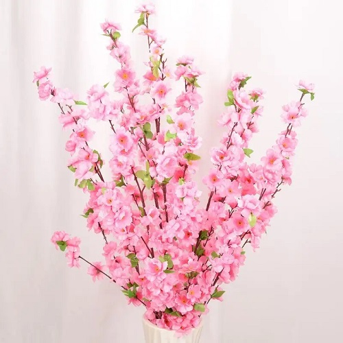 Pink Flowering Branch - Greenery & Floral - tall artificial pink flowering branches